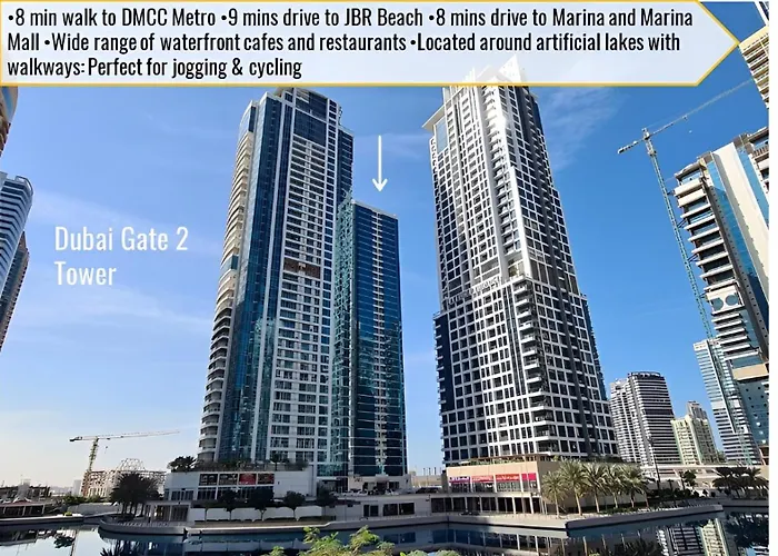 Top Floor, Jlt A, 8 Mins To Metro Great City View